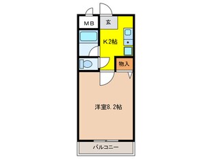 シャルルシャトーの物件間取画像